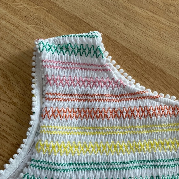 Loft white striped swing tank - Picture 2 of 4